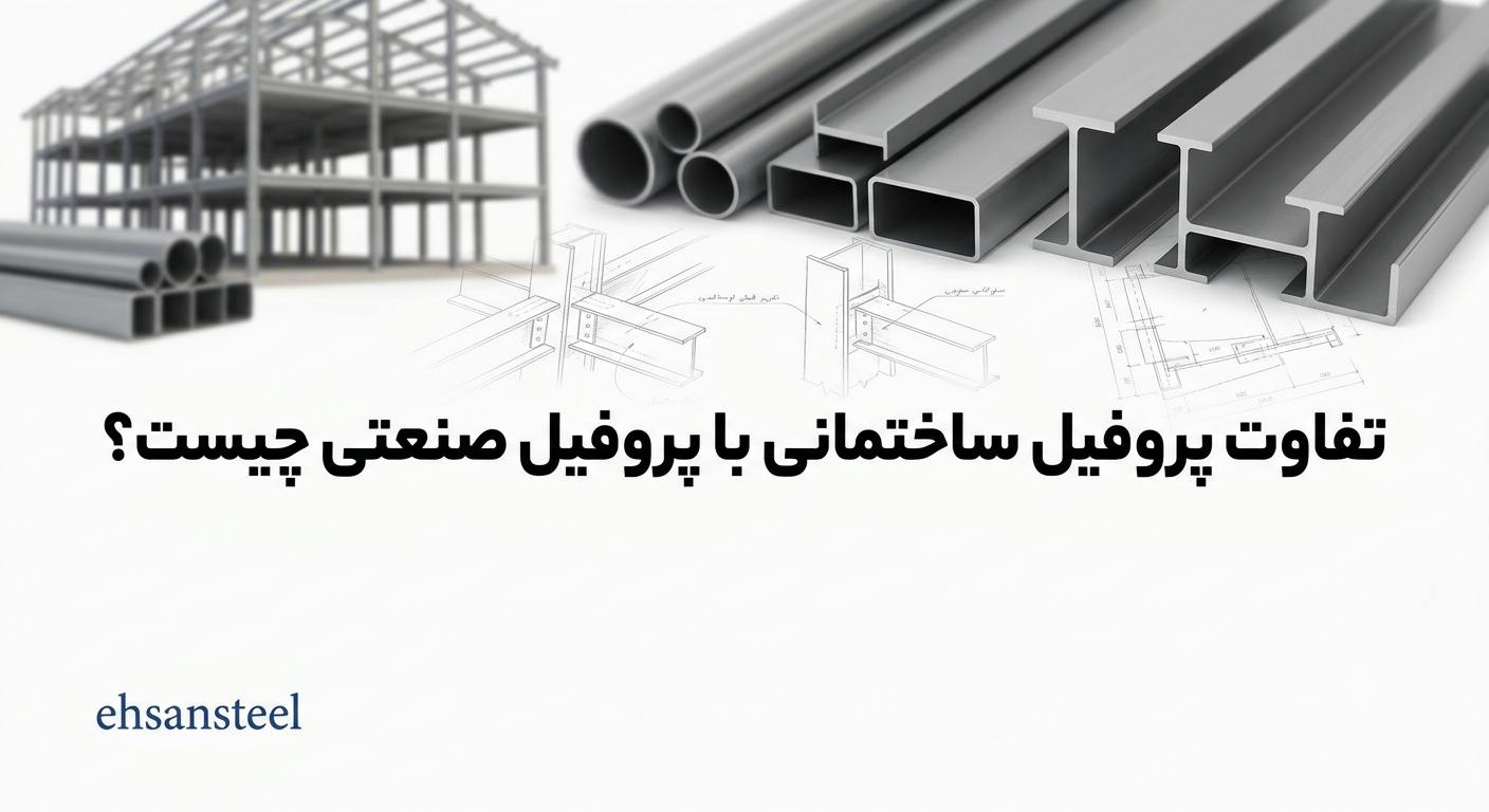 تفاوت پروفیل ساختمانی با پروفیل صنعتی چیست؟ / احسان استیل